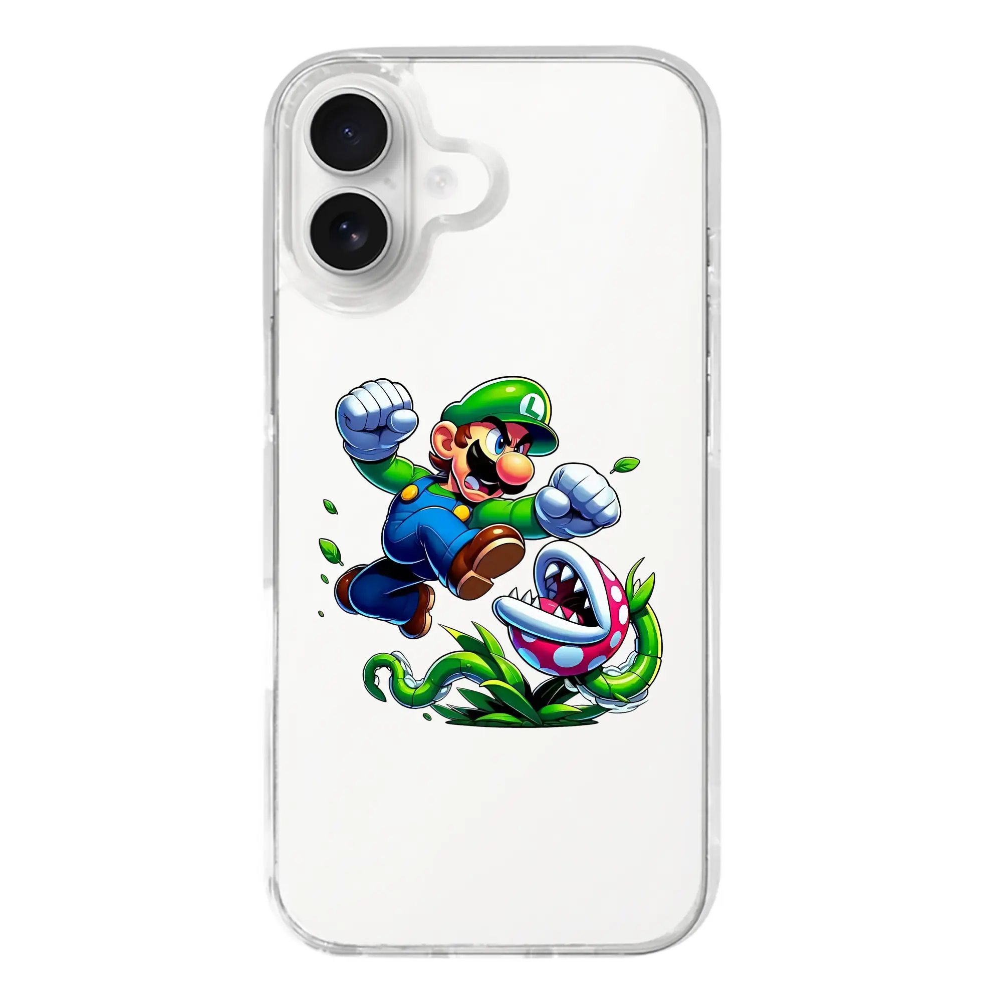 マリオ グッズ ルイージ - iPhone 17シリーズ 透明スマホケース – 薄型・耐衝撃・精密フィット保護カバー